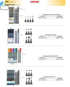 Toko Atk Grosir Bina Mandiri Stationery Jual katalog Stationery Pena Gambar Drawing Pen Sketsa/manga/arsitek terbaru 2023