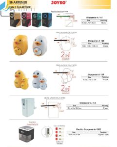 Gambar Rautan Mekanik Serutan Pensil Putar Joyko Sharpener A-147 merek Joyko