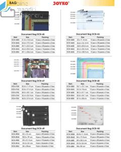 Contoh Kantong Poket Resleting Dokument Joyko Document Bag DCB-47 B5 (Army) merek Joyko