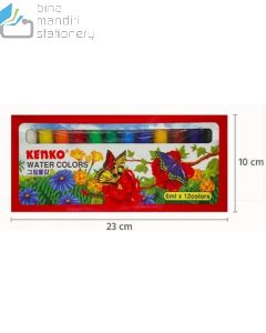 Cat Air & Cat Akrilik type Kenko 12 Water Colors 6 ml image