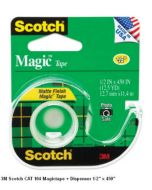 Katalog 3M Scotch harga murah & terjangkau, Image ATK Sekolah SIPLAH 3M Scotch CAT 104 Magictape + Dispenser 1/2 inch x 450 inch harga normal 20000 di Distributor ATK Bina Mandiri Stationery