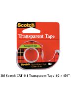 Katalog 3M Scotch harga murah & terjangkau, Image ATK Sekolah SIPLAH 3M Scotch CAT 144 Transparent Tape 1/2 x 450 inch harga normal 16000 di Distributor ATK Bina Mandiri Stationery