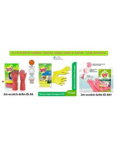 Sarung Tangan Karet / Kain dapur dan luar ruangan Scotch Brite